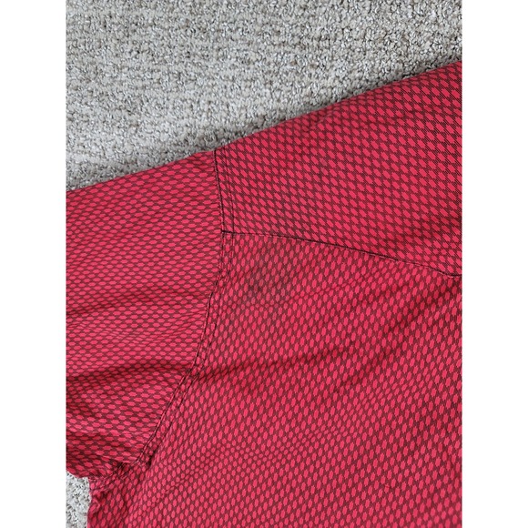 CINCH Classic Cowboy Collection Mens Red Geometric Western Shirt Pearl Snap Sz L - Picture 9 of 11